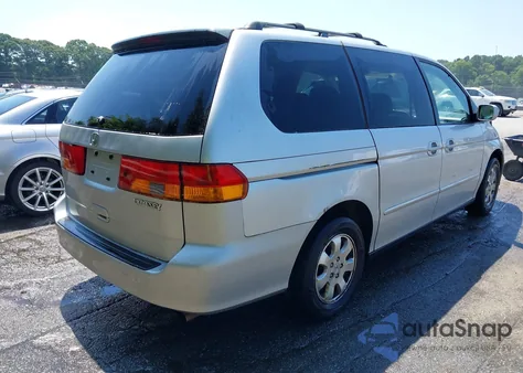 2002 Honda Odyssey Ex-L z USA, uszkodzony, nr VIN 5FNRL18032B052428